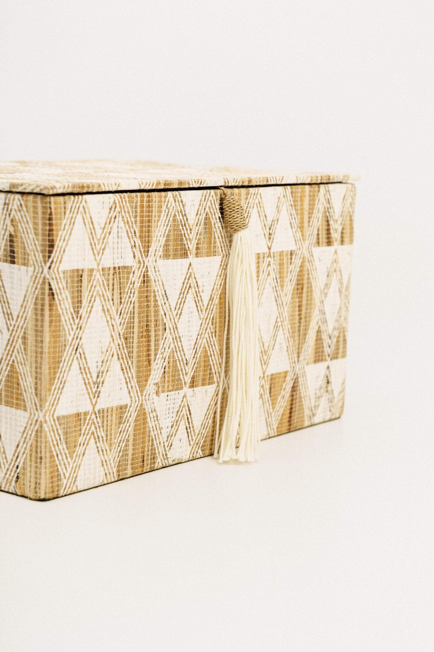 custom rattan indoor organiser