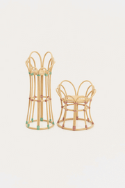 rattan planter stand