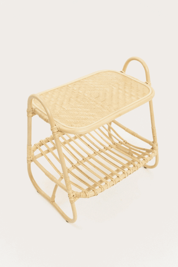 rattan coffee table