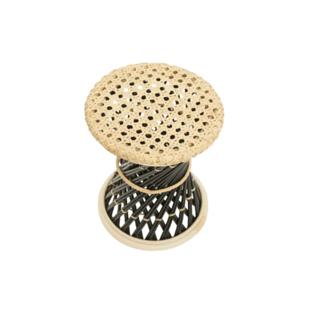Tahitian Rattan Stool