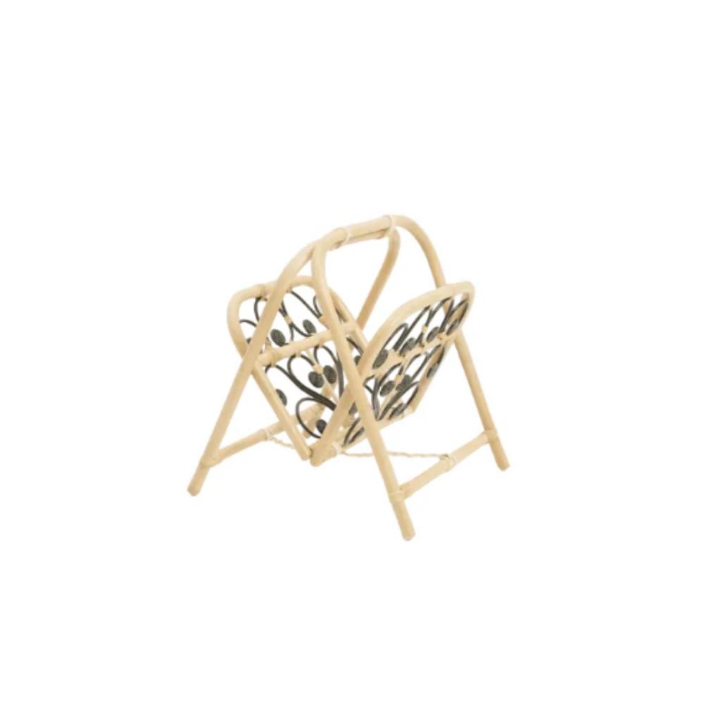 Peacock Foldable Magazine Rack