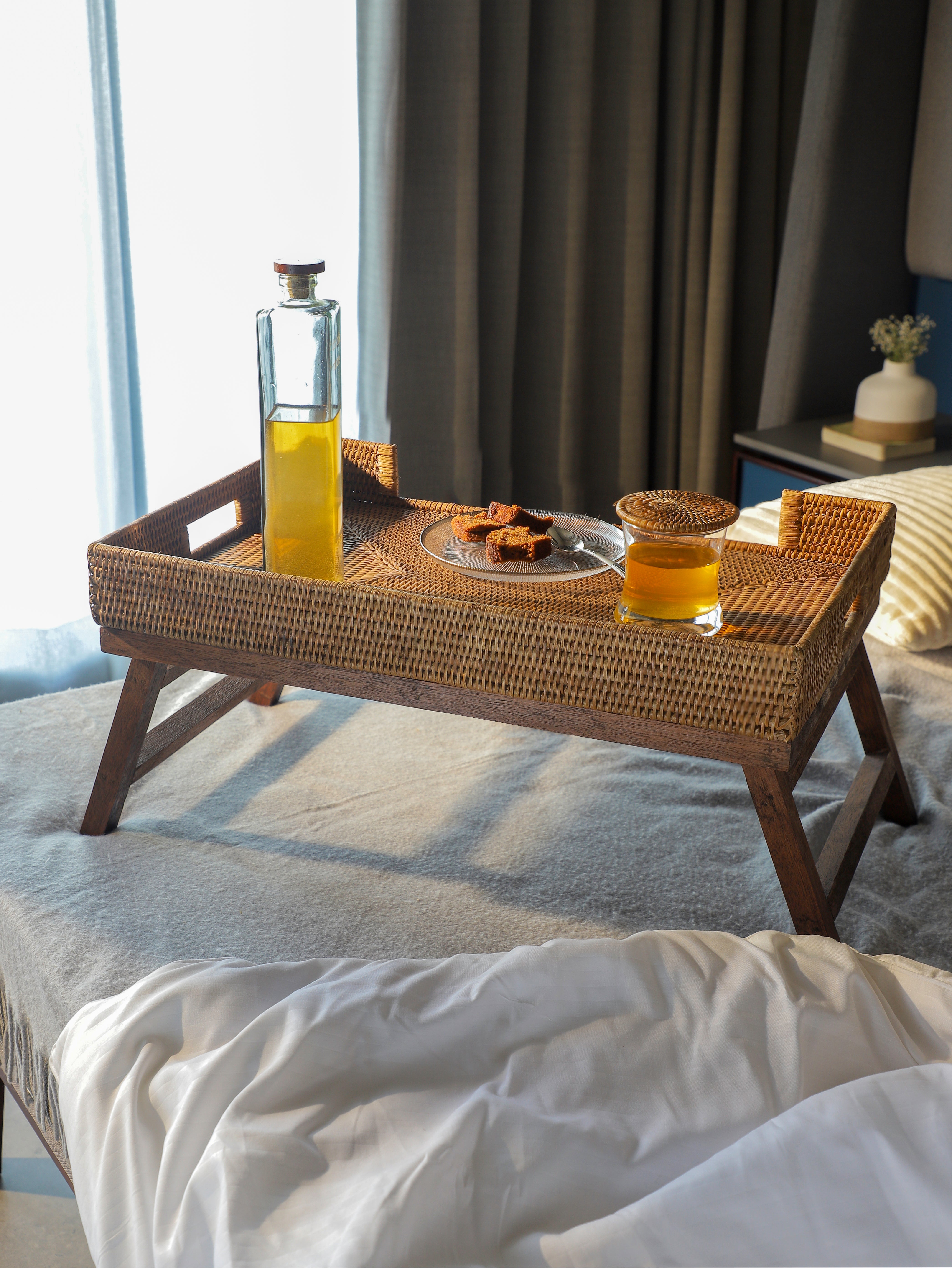 Rattan Breakfast Table