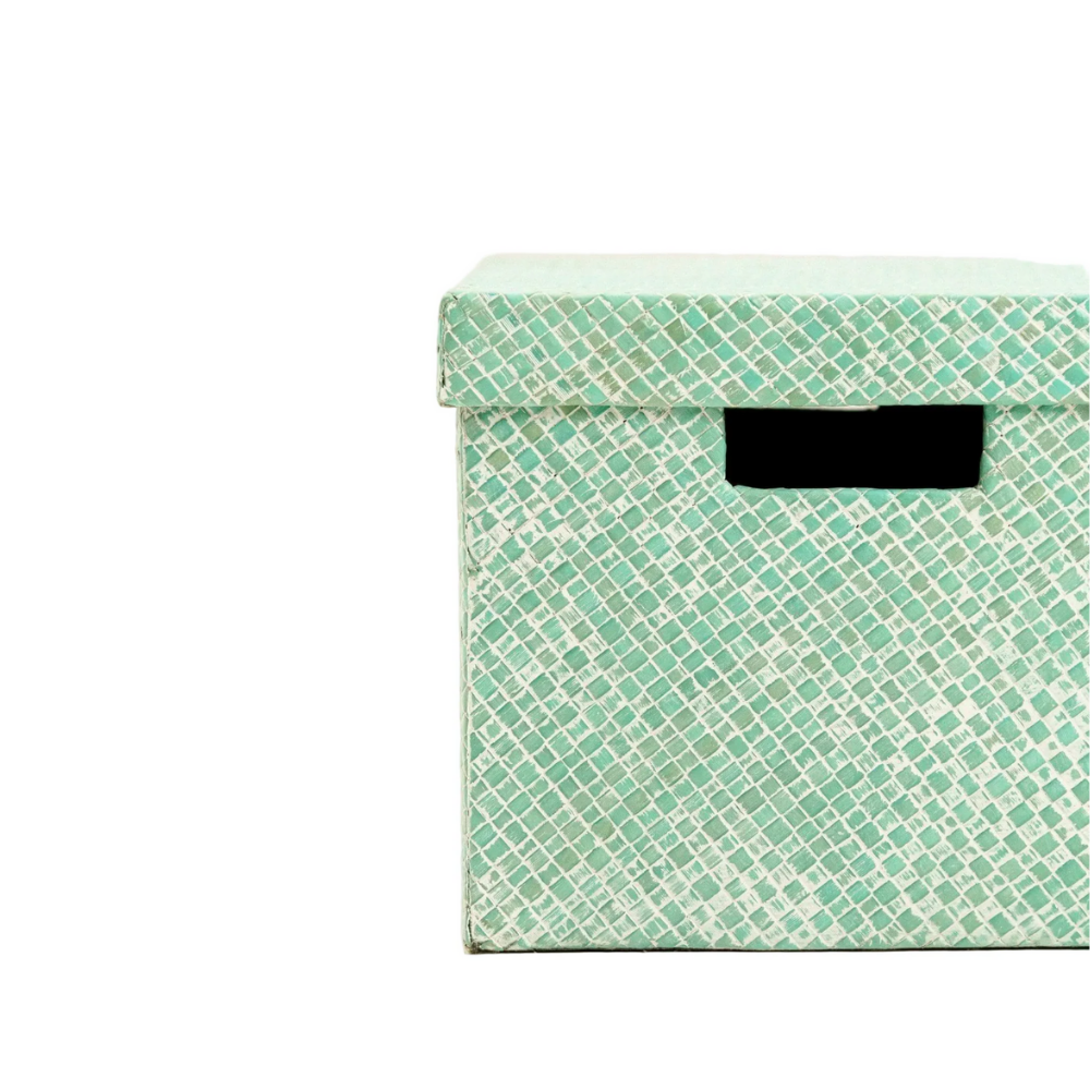 Pastel Pandan Chest (Dark Green With White Wash)