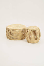 rattan coffee table