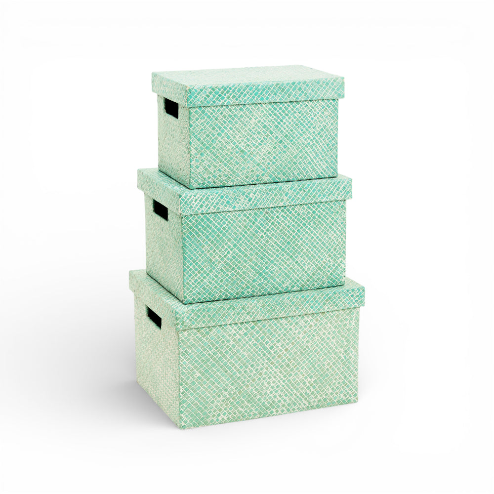 Pastel Pandan Chest (Dark Green With White Wash)