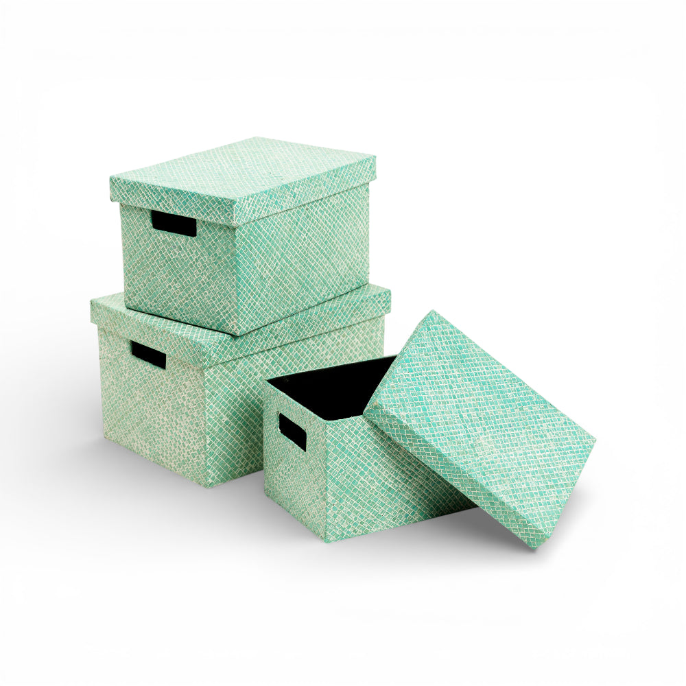 Pastel Pandan Chest (Dark Green With White Wash)