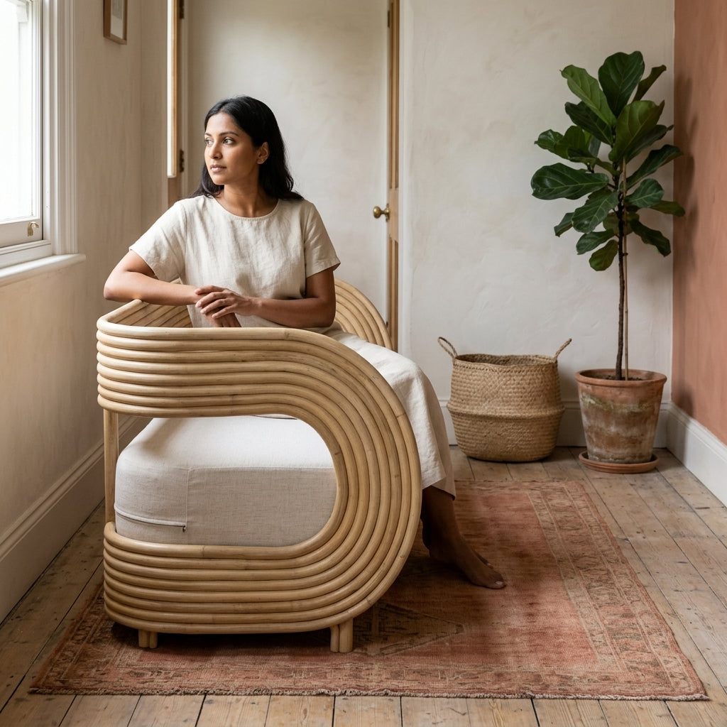Bent sofa